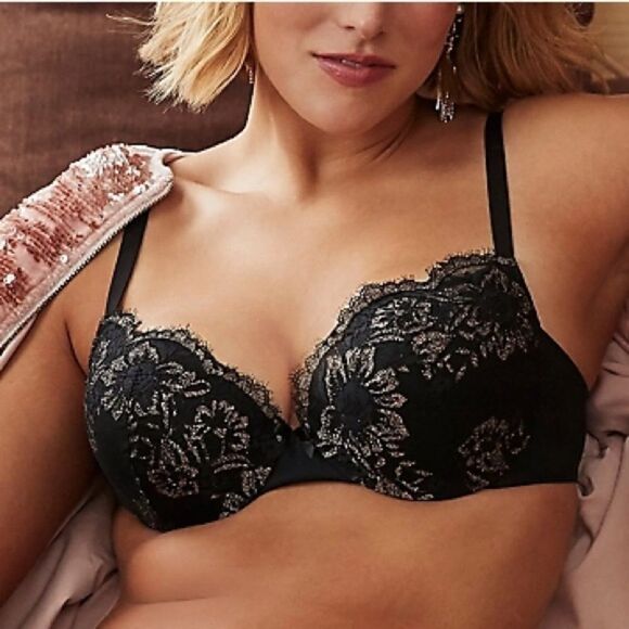 Maidenform Floral Lace Love The Lift Push Up Bra 34A - Picture 6 of 6